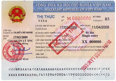 What is the maximum length of stay in vietnam with a 3 month multiple entry visa